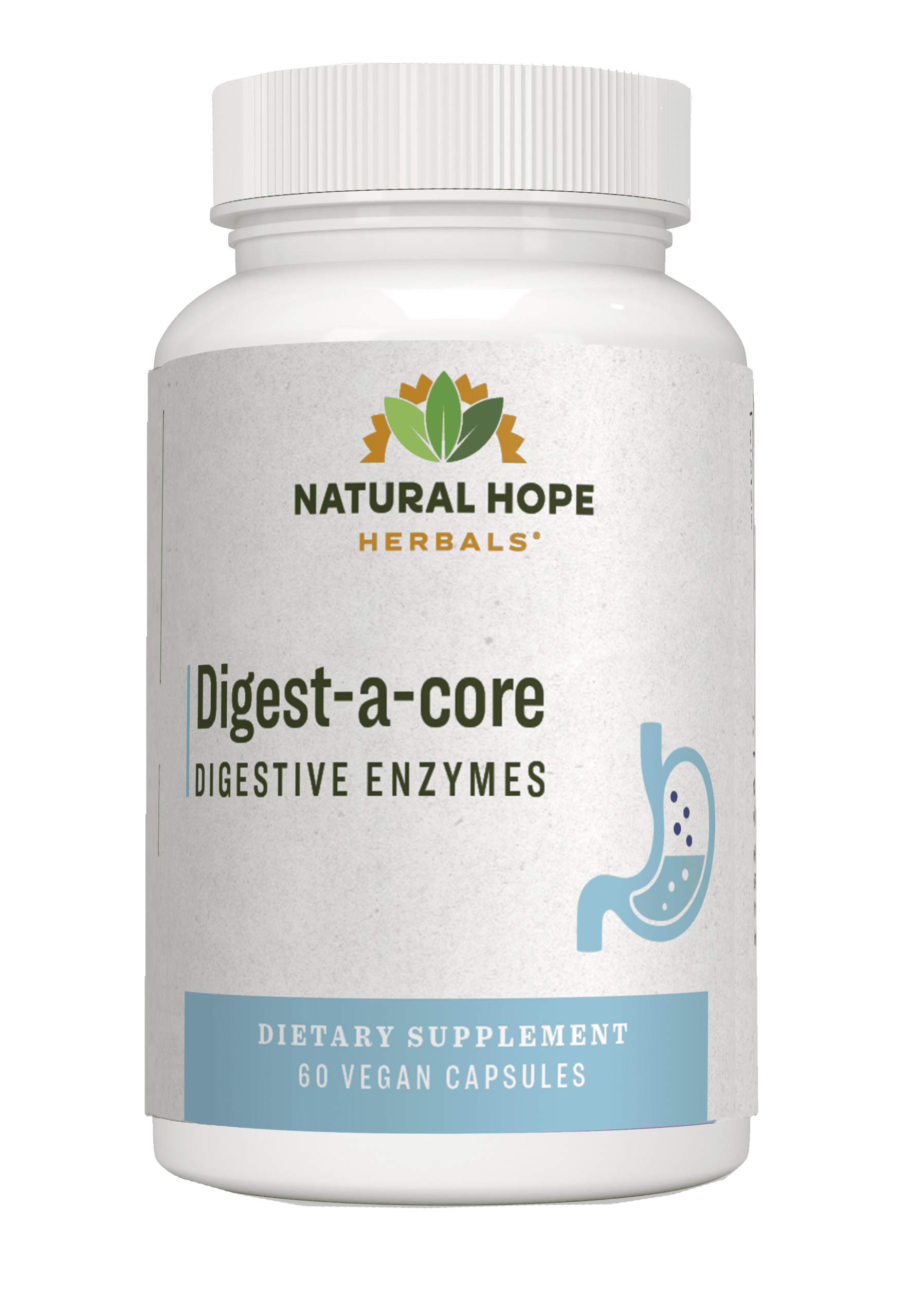 Digest-a-core enzyme pills made by Natural Hope Herbals