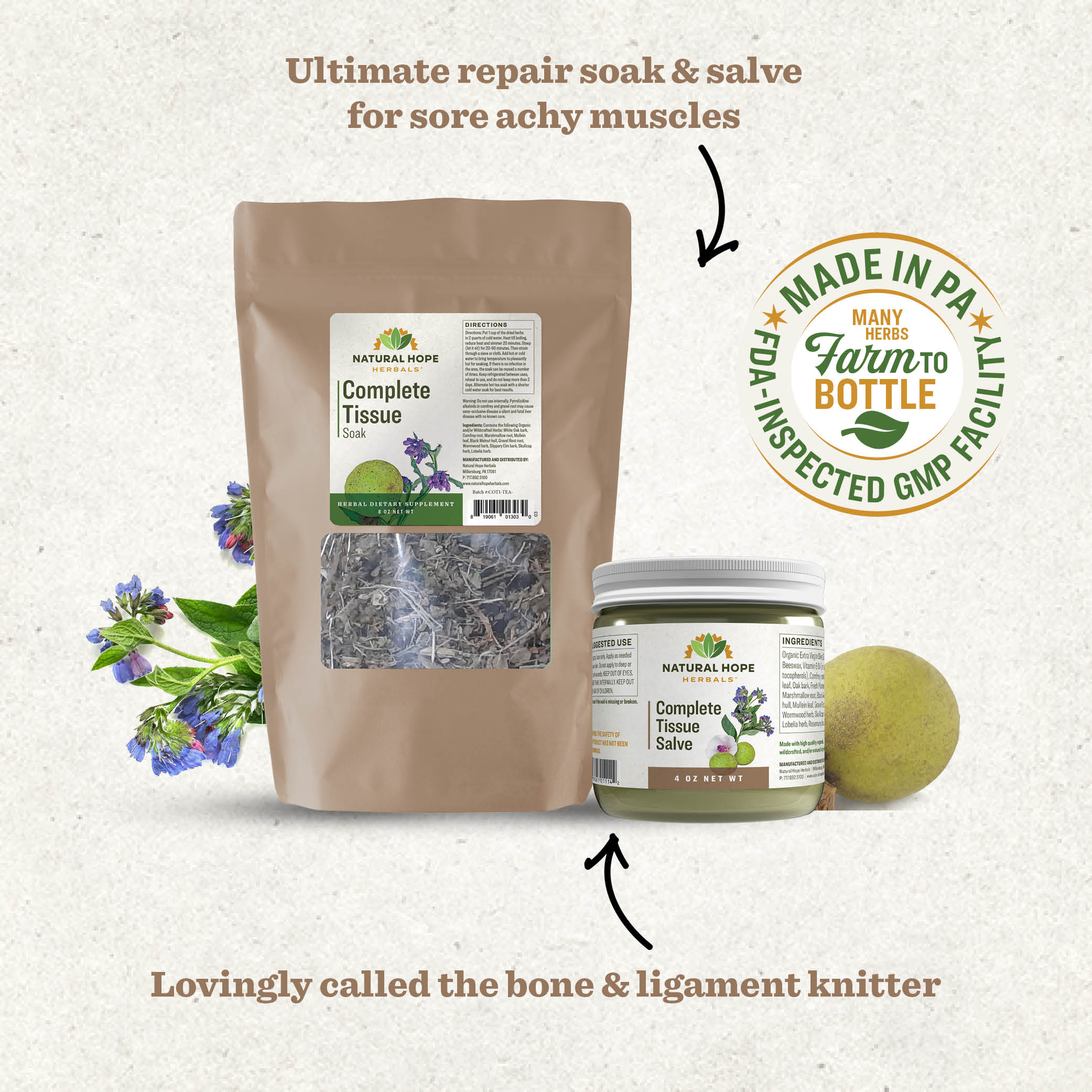 Complete Tissue Soak | Natural Hope Herbals