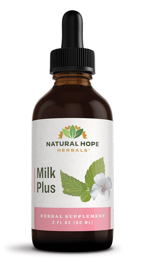 Milk plus herbal remedy in a dropper bottle made by Natural Hope Herbals