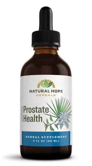 Prostate health herbal tincture made by Natural Hope Herbals