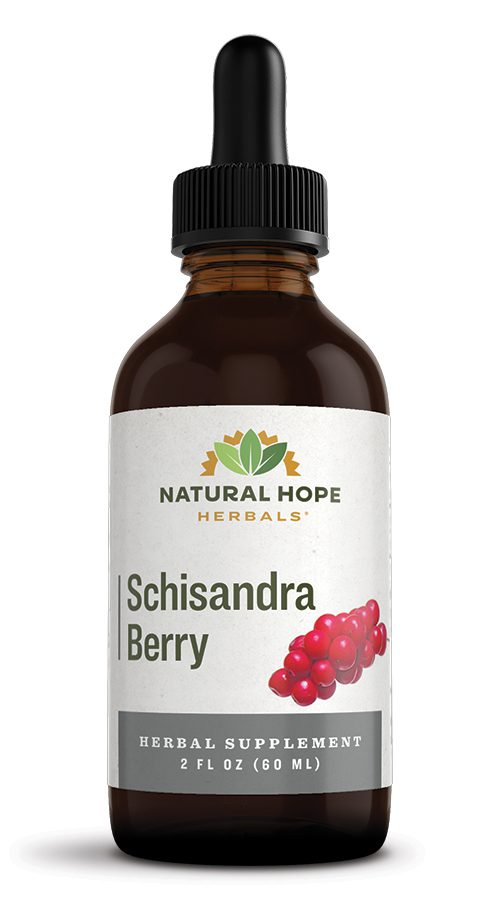 dropper bottle of natural hope herbals schisandra berry tincture